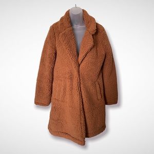 Love Tree Fuax Fur Coat